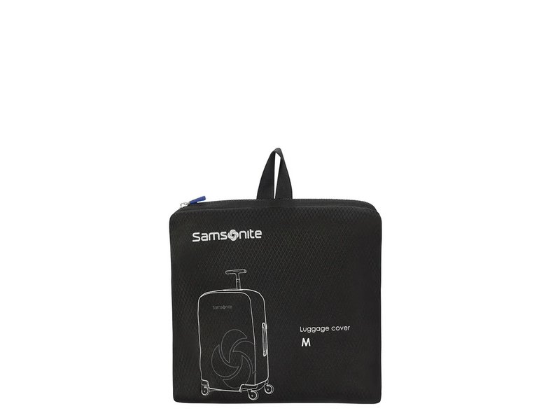 Samsonite összehajtható bőröndhuzat, M-es méret, fekete (121224-1041)