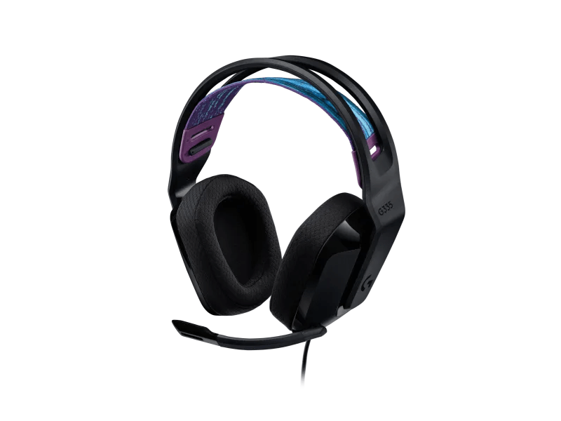 Logitech G335 mikrofonos fejhallgató, Fekete (981-000978)