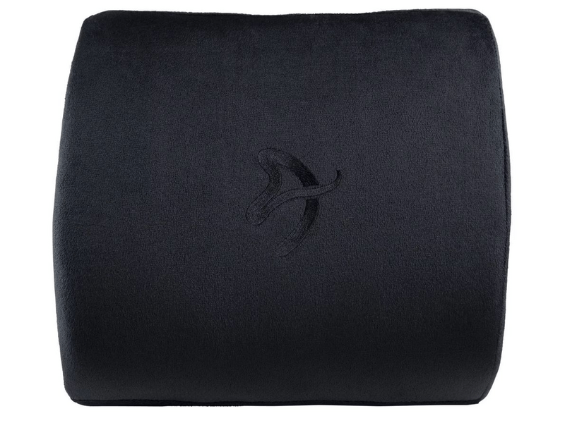 Arozzi deréktámasz párna, fekete velúr
