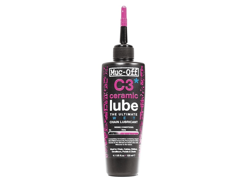 Muc-Off C3 Wet Ceramic Láncolaj, 120 ml, nedves időre
