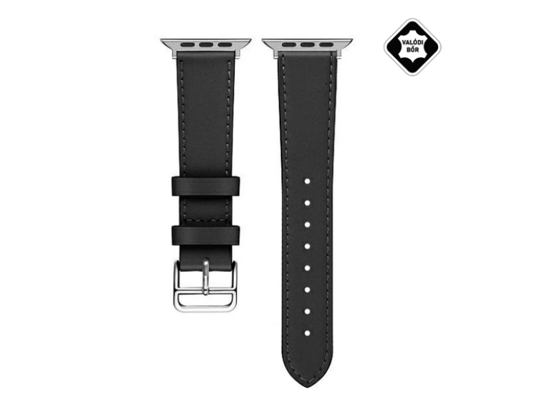 Gigapack Huawei Watch GT 5 46mm Bőr szíj, fekete (GP-155182)