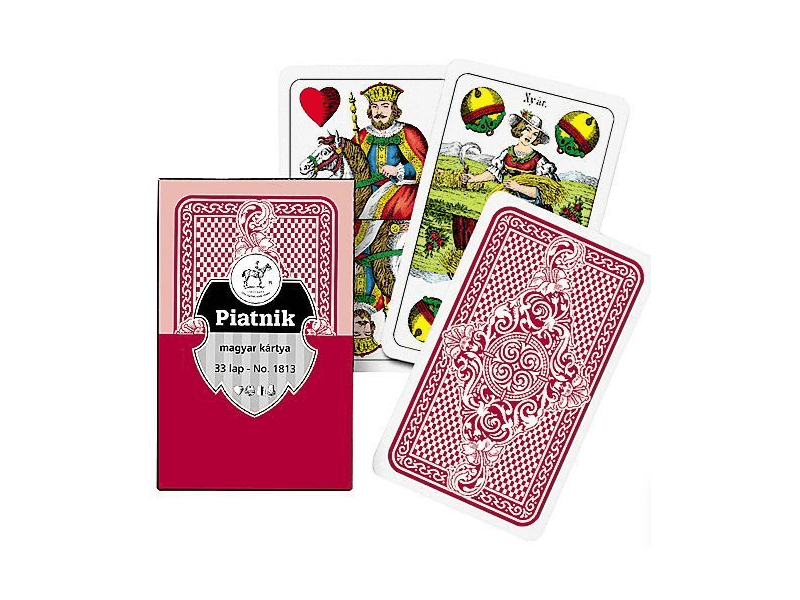 Piatnik magyar kártya piros