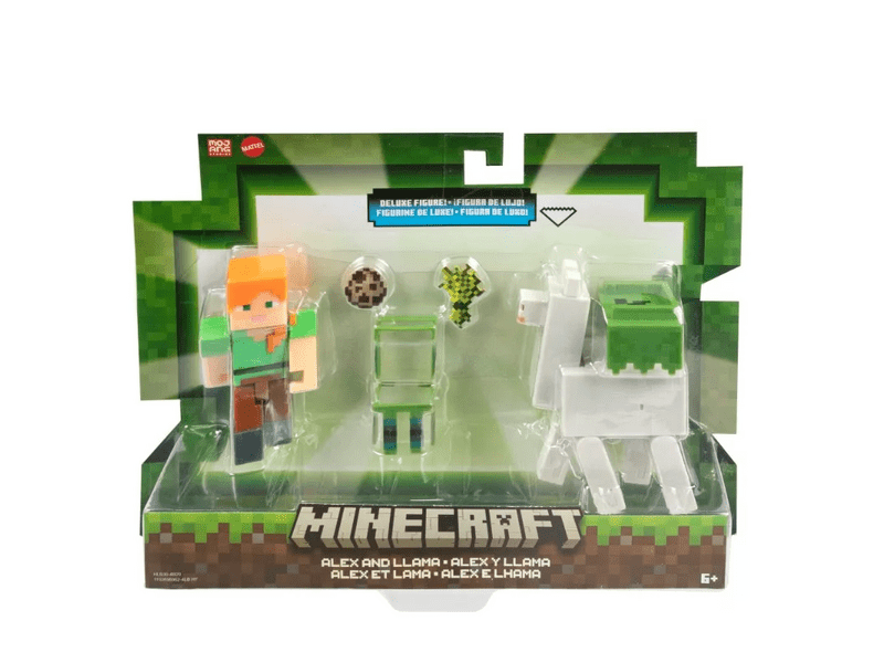 Minecraft Alex és láma figura szett