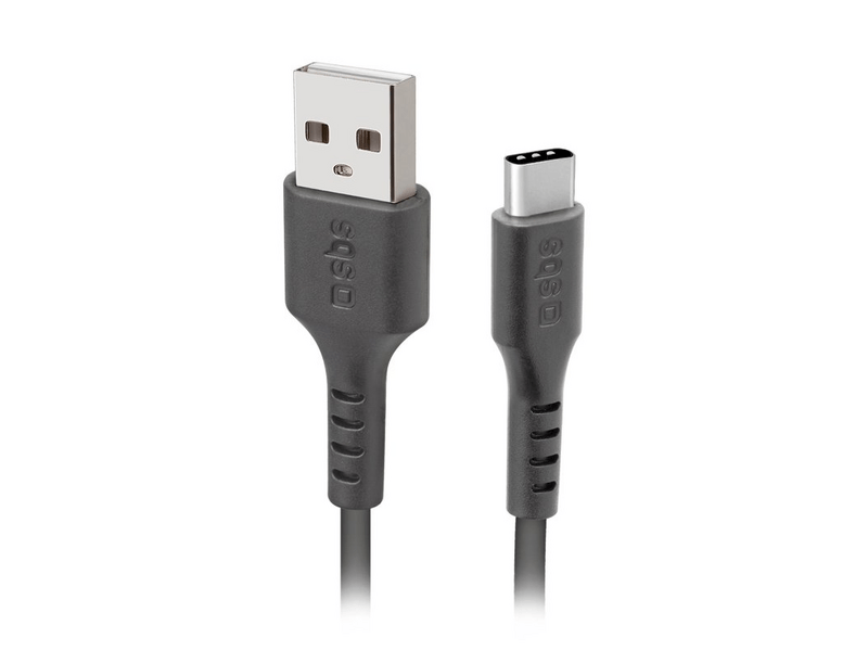 SBS USB-A/USB-C kabel, 2 m, crni (TECABLETC220K)