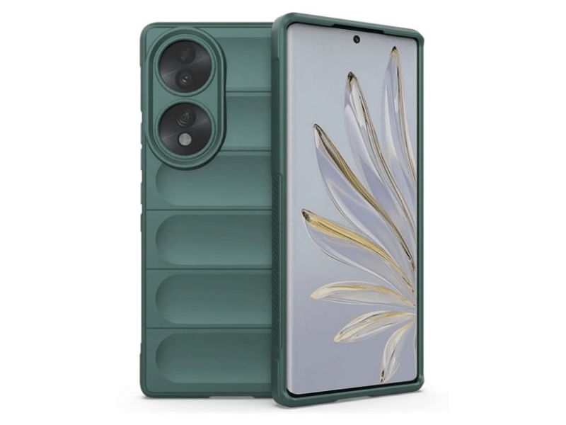 Gigapack Honor 70 Szilikon telefonvédő tok, sötétzöld (GP-138321)