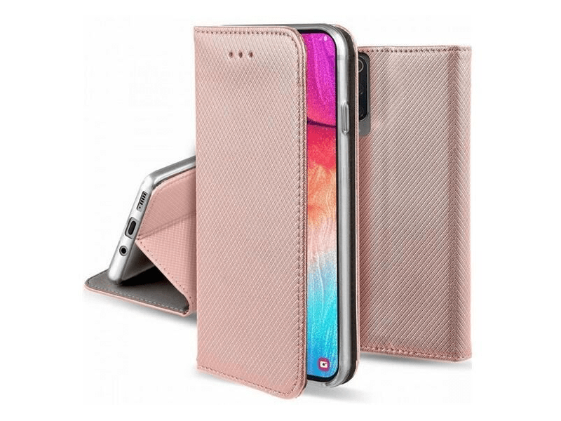 Gigapack Xiaomi 13T/ 13T Pro Bőr hatású flip tok, rozéarany (GP-152289)