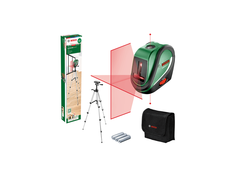 Bosch UniversalLevel 2 Cross Line Laser Set (0603663803)