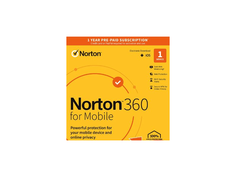 Norton 360 Mobile HUN 1 Felhasználós dobozos vírusirtó szoftver, 1 éves