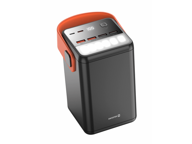 Swissten Power Line power bank, 60000 mAh, 65W PD laptopokhoz