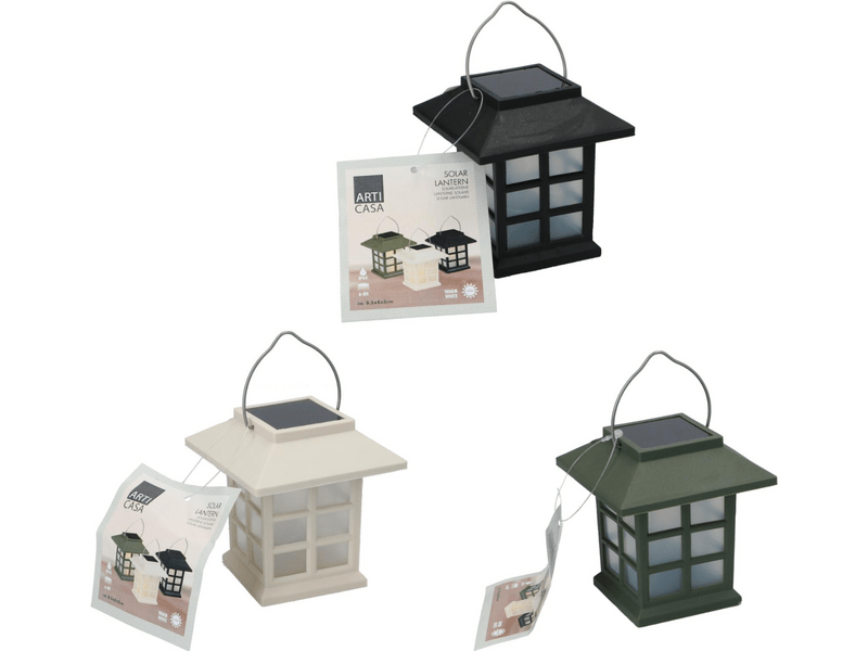 Arti Casa Solar lámpás, 3 színben