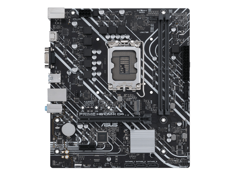 Asus PRIME H610M-K D4 LGA1700 Alaplap