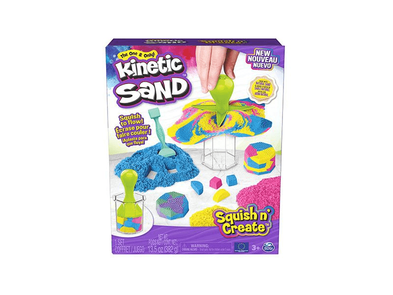 Kinetic Sand - Nyomkodós homokmóka szett