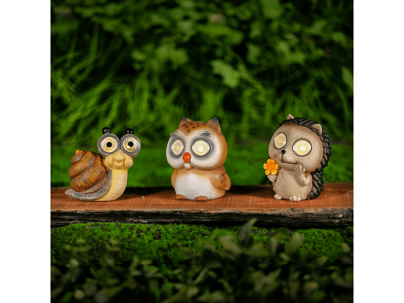 Garden of Eden 11429B Szolár állatfigurák, 3-féle