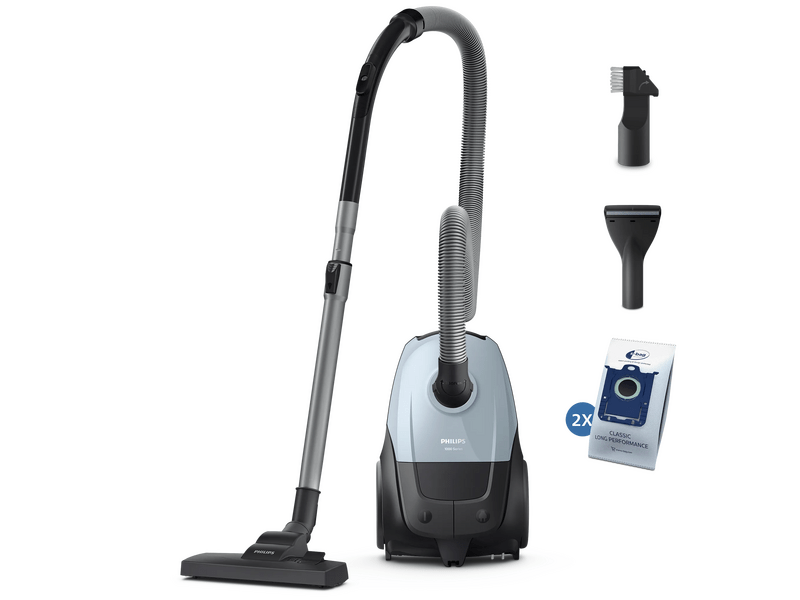 Philips XD1142/10 Series 2000 porzsákos porszívó, világoskék