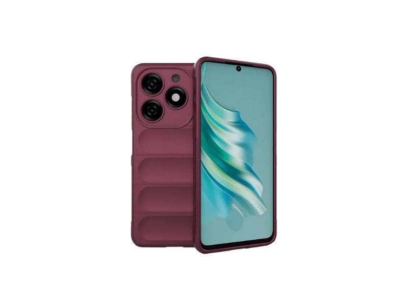 Gigapack Tecno Spark 20 Szilikon tok, bordó (GP-157778)