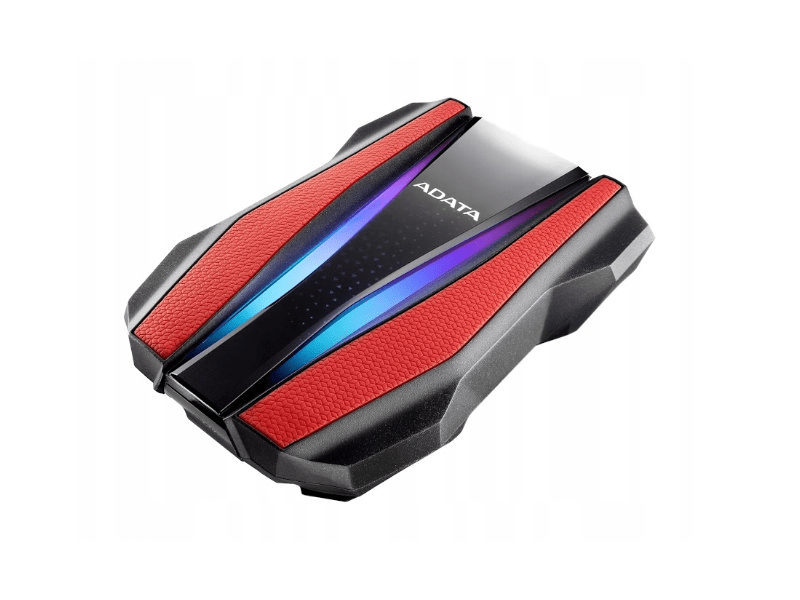 Adata 2TB USB 3.2 ütés és vízálló külső HDD, piros (770G2TU32G1CRD)