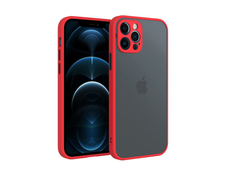 Cellect Apple iPhone 13 Műanyag Tok, Piros/Fekete (MTIPH13RBK)