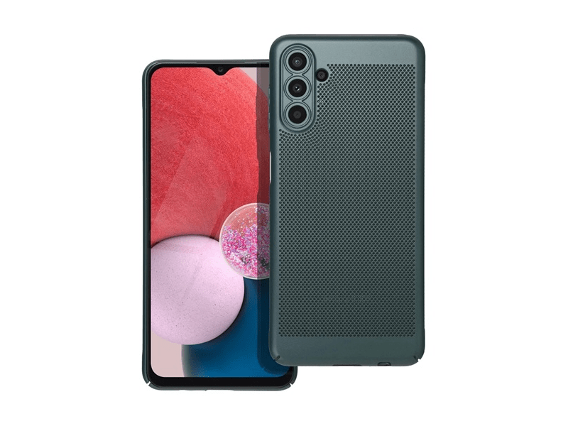 Gigapack Samsung Galaxy A04s/A13 Műanyag telefon tok, sötétzöld (GP-142640)