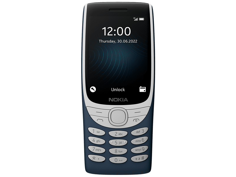 Nokia 8210 4G nyomógombos telefon, Kék
