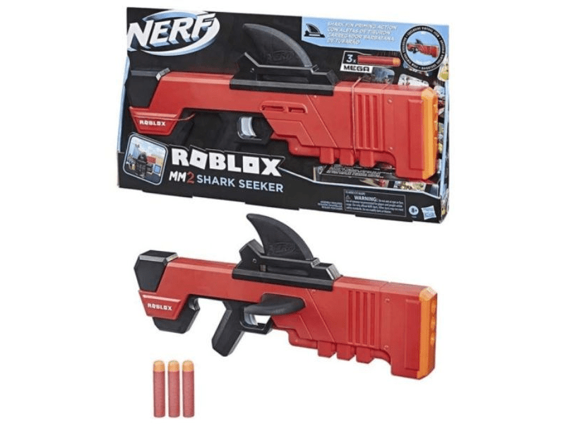Nerf: Roblox MM2 Shark Seeker szivacslövő fegyver (F2489EU4)