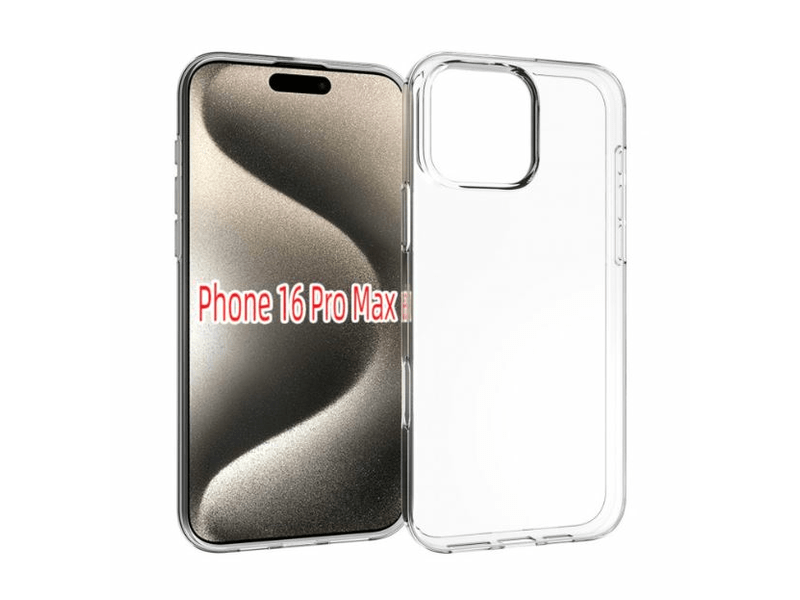 iPhone 16 Pro Max TPU szilikon, Átlátszó