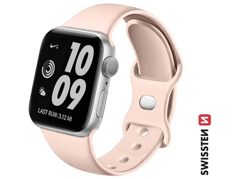 Swissten iWatch szíj 42-44 mm, rózsa (46000115)
