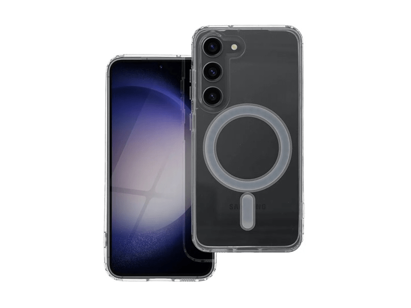 Gigapack Samsung Galaxy S23 Szilikon telefonvédő tok, átlátszó (GP-136908)