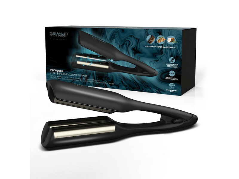 Revamp Progloss™ Wv-3000 2 Az 1-Ben Beach & Volume Kerámia hajformázó