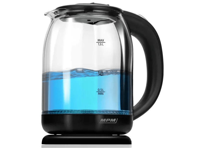 MPM MCZ-129 Vízforraló 1,6l, üveg, 1500W