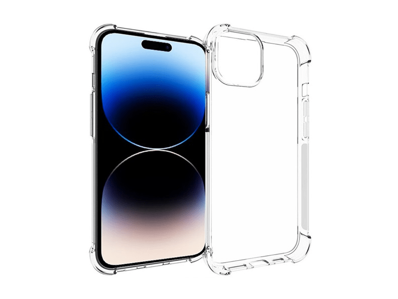 Gigapack Apple iPhone 15 Plus Szilikon telefonvédő tok, átlátszó (GP-144926)