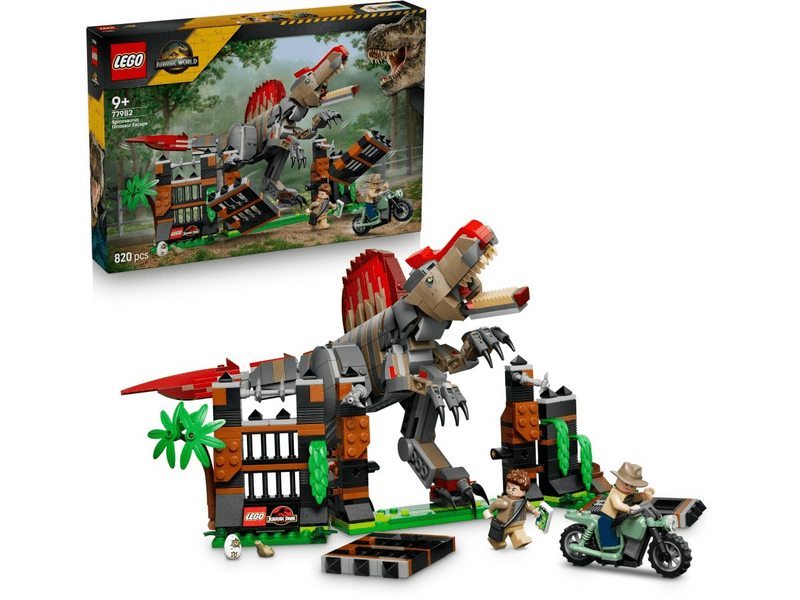 LEGO® Jurassic World Menekülés a spinosaurus elől (77982)