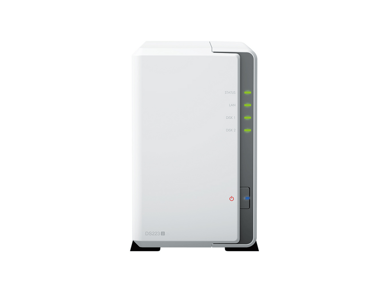 Synology DS223j NAS 2 fiókos, 2x4TB HDD