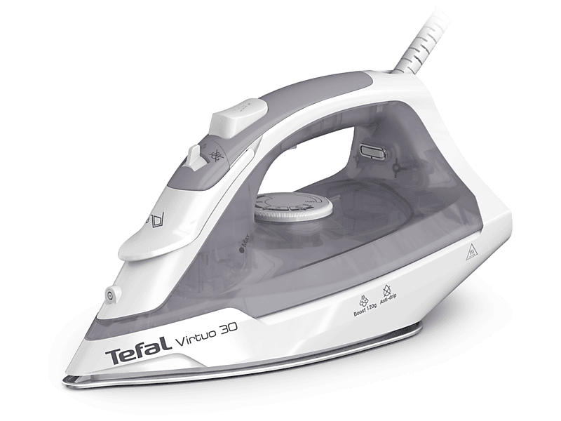 Tefal Virtuo 30 glačalo na paru, sivo (FV2C43)