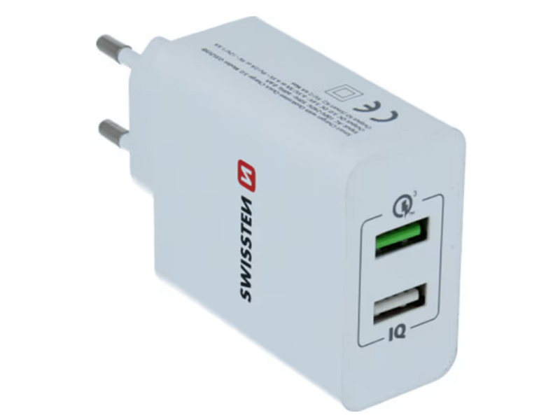 Swissten Qualcomm 3.0 gyorstöltő adapter, 30W (22013309)