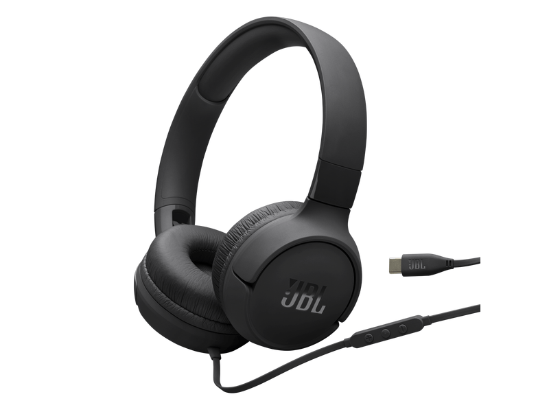 JBL Tune 520C USB-C slušalice, crne (JBLT520CBLK)