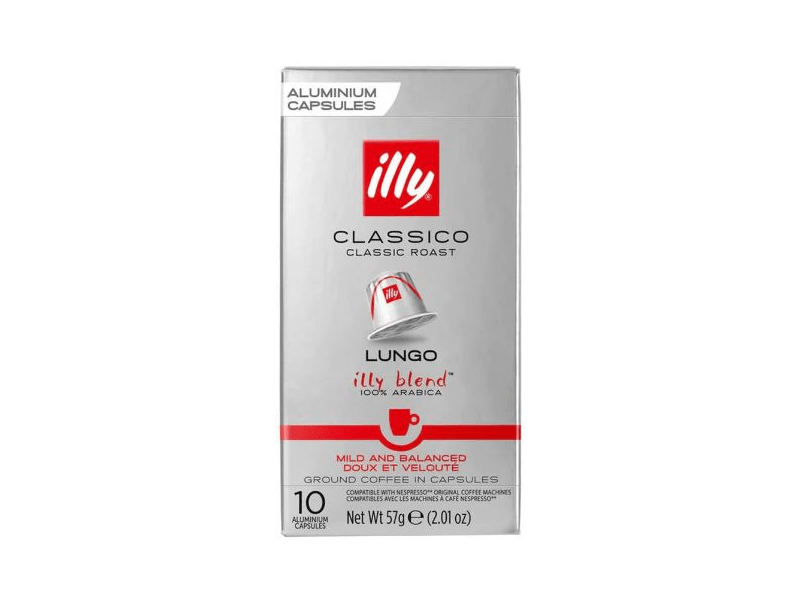 Illy Lungo Classico Nespresso kompatibilis kávékapszula, 10db