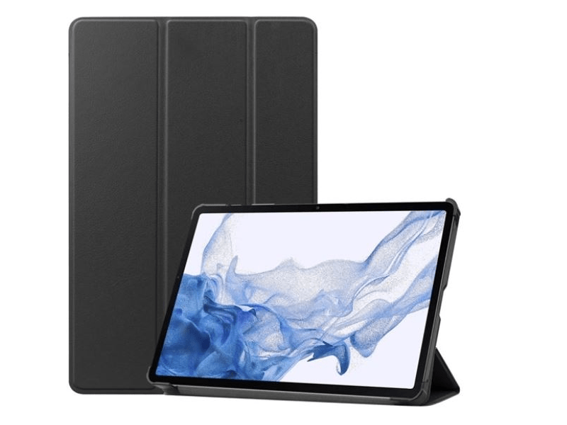 Gigapack GP-147018 Samsung Galaxy Tab S9 Bőr hatású flip tok, fekete