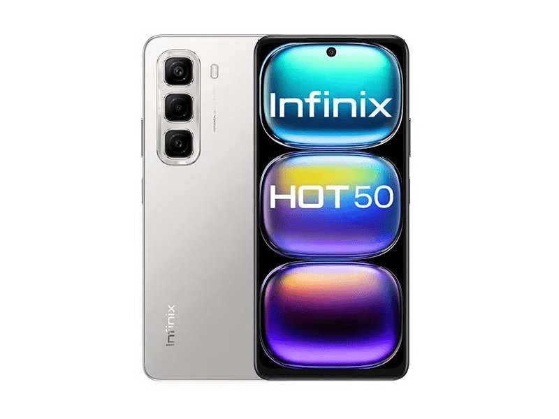 Infinix Hot 50 8/128GB pametni telefon, sivi (X6882TG128)