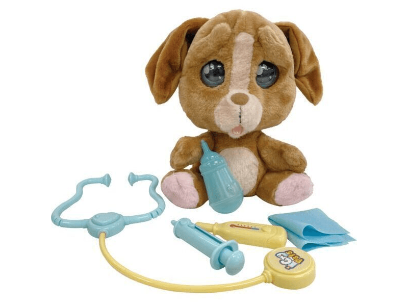 Emotion Pets: Pityergő kiskutya állatorvosi szett - barna