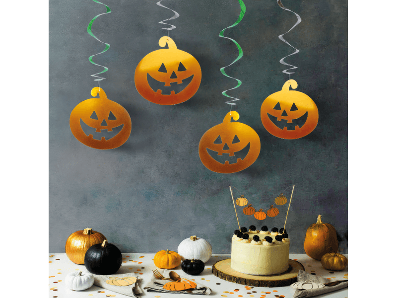 Family Halloween-i dekoráció szett - 12 darabos (58171B)