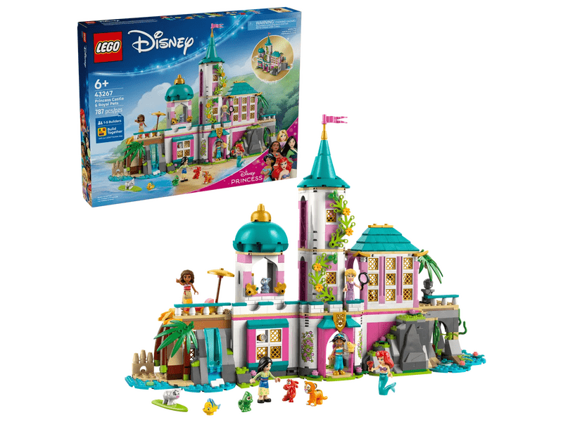 LEGO® Disney hercegnő Hercegnőkastély és a hercegnők állatkái (43267)