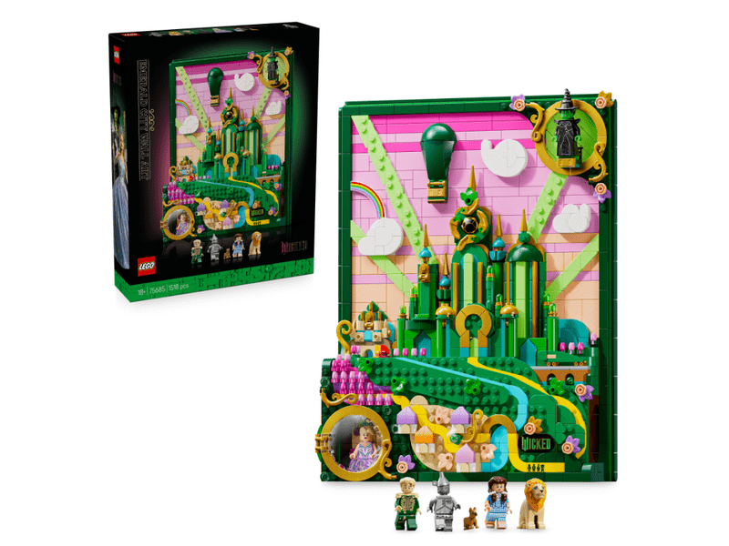 LEGO® Wicked Emerald City fali dekoráció (75685)