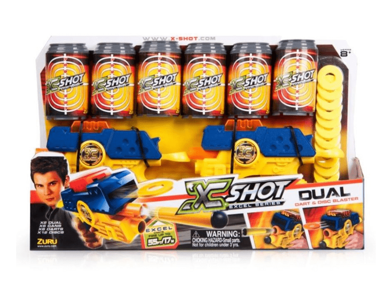 X-Shot Excel Dual szivacslövő dupla játékpisztoly (XSH 3620)