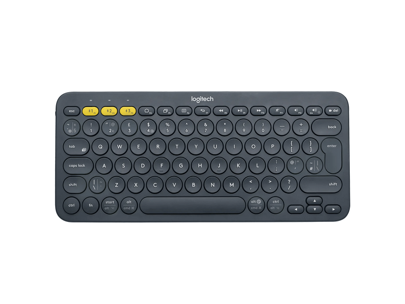 Logitech K380 Multi-device UK Billentyűzet, Szürke