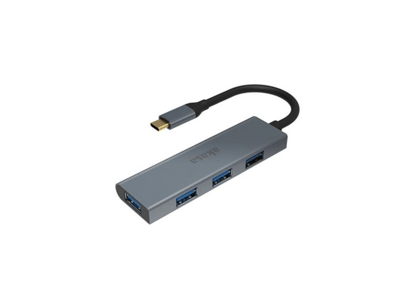 Akasa AK-CBCA25-18BK USB Type-C - 4 x USB 3.0 adapter