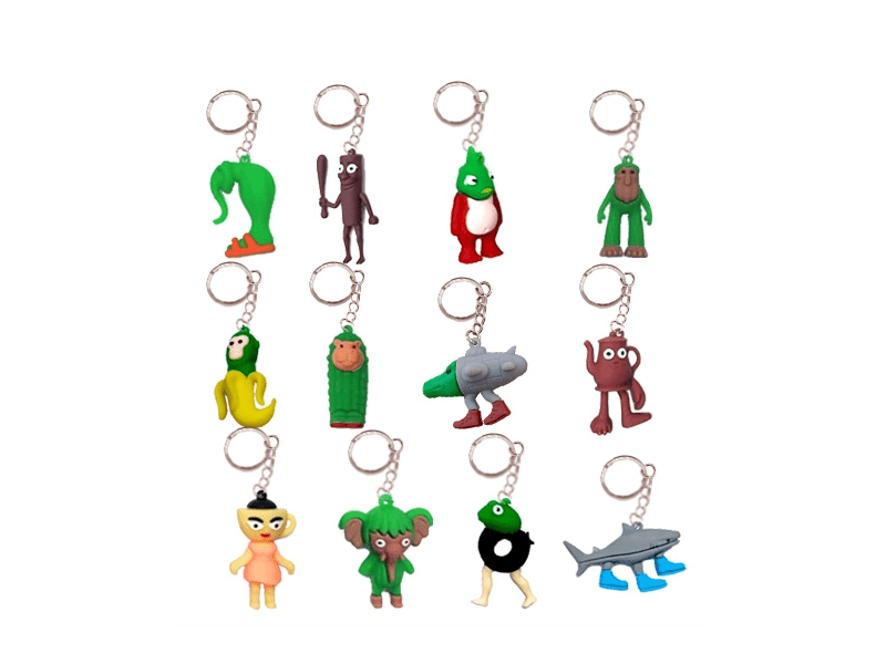 Italian Brainrot 3D kulcstartó, többféle (BRT002)