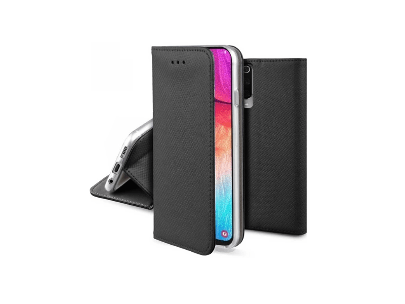 Gigapack Realme C67 4G Bőr hatású flip tok, fekete (GP-155553)