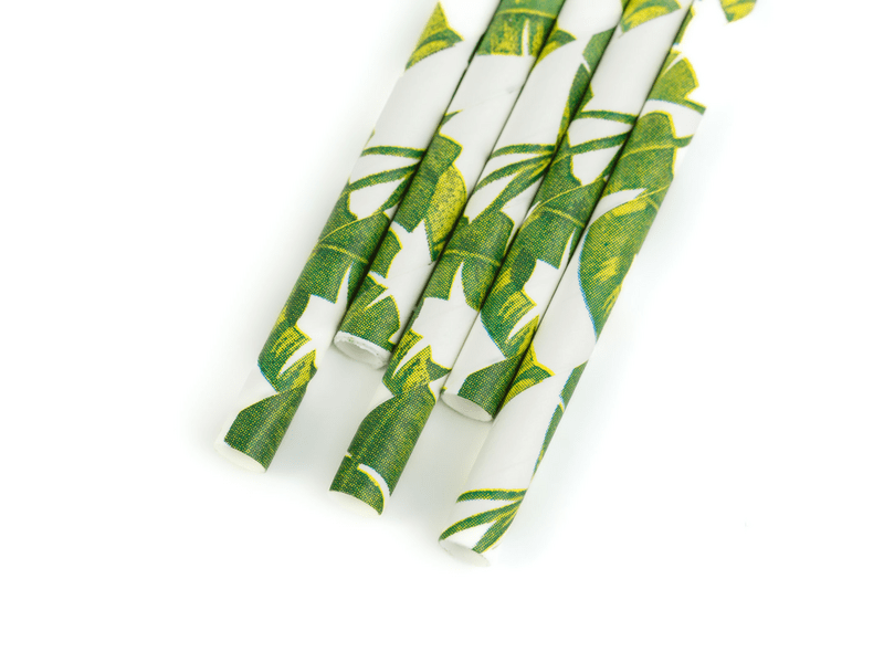 Family 57607 Papír szívószál, dzsungel, 197 x 6 mm, 25 db