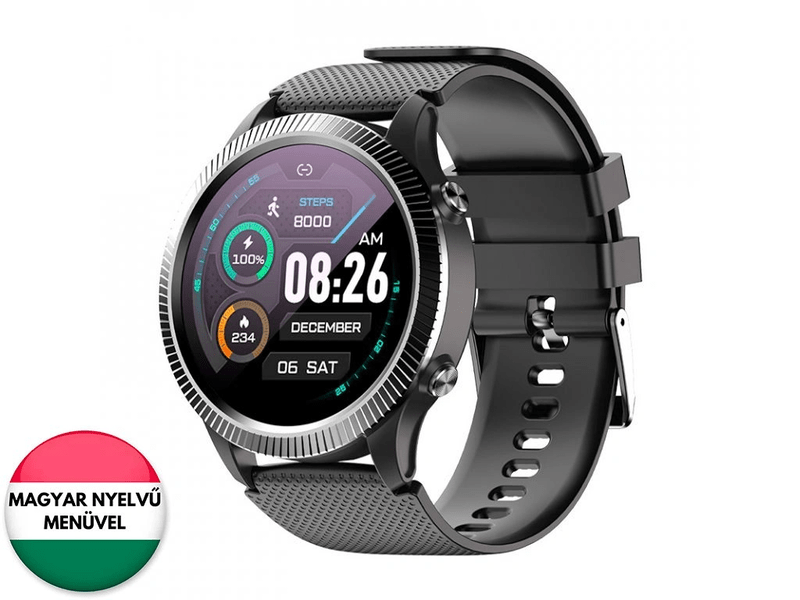 Carneo Athlete GPS pametni sat, crne boje