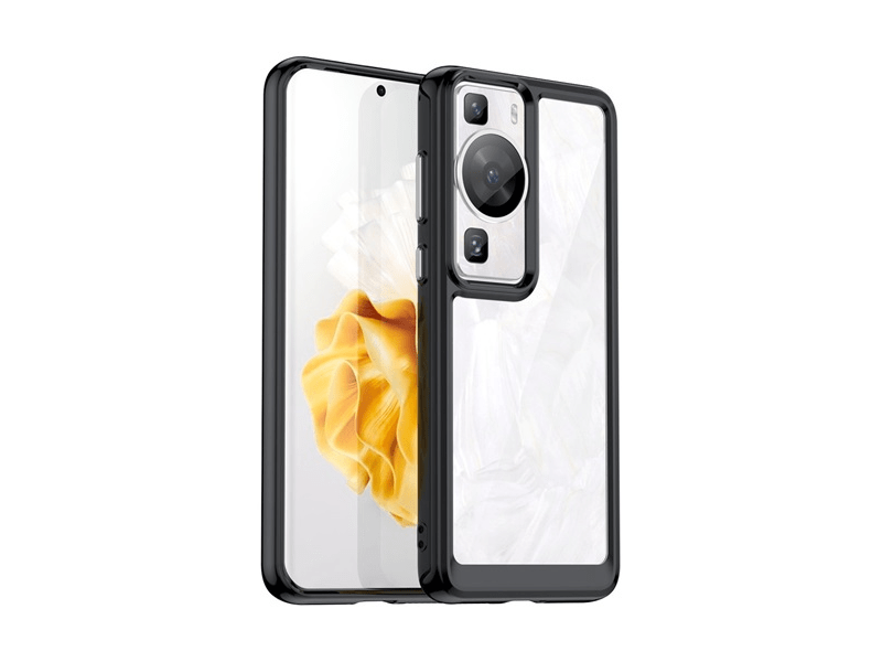 Gigapack Huawei P60 Pro Szilikon telefonvédő tok, fekete (GP-141288)